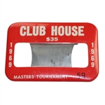 1969 Masters Tournament Clubhouse Badge #59