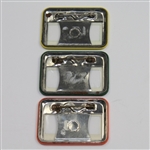 Lot of Three Masters Badges - Trophy Room, Club House, and TV & Radio