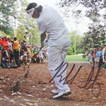 Bubba Watson Signed Spectacular 'Recovery Shot' Photo To Win 2012 Masters JSA #L52875