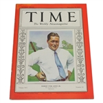 1930 Time Magazine with Bobby Jones on Cover - Highly Desired & Top Quality Example