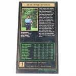Seve Ballesteros Signed 1983 GSV Golf Card JSA COA