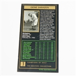 Gene Sarazen Signed 1935 GSV Golf Card JSA COA