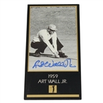 Art Wall, Jr. Signed 1959 GSV Golf Card JSA COA