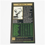 Art Wall, Jr. Signed 1959 GSV Golf Card JSA COA