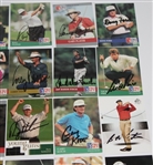 Lot of 38 Signed Pro-Set Golf Cards Including 13 Masters Champs JSA COA