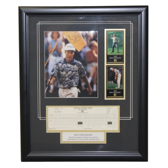 Ben Crenshaw Signed Official 1994 Texas Open Scorecard JSA COA
