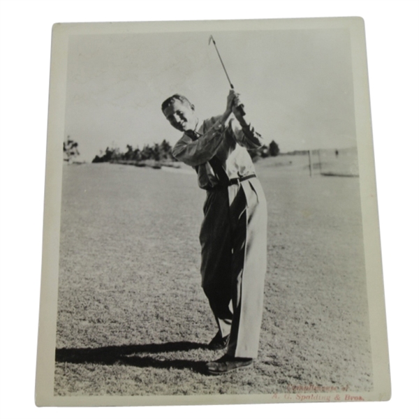 Horton Smith Signed 8x10 Photo - Light Signature FULL JSA #Y33880