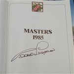 Bernhard Langer Signed 1985 Masters Annual JSA COA