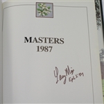 Larry Mize Signed 1987 Masters Annual JSA COA