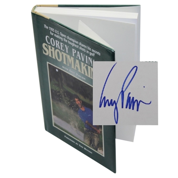 Corey Pavin Signed Corey Pavins Shotmaking Book by Corey Pavin JSA COA