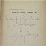 Tommy Armour Signed 'A Round of Golf with Tommy Armour' by Armour JSA COA
