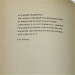 Tommy Armour Signed 'A Round of Golf with Tommy Armour' by Armour JSA COA