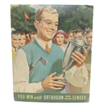 Bausch and Lomb Vintage Orthogon Wide Vision Lenses Golf Advertising Stand-Up