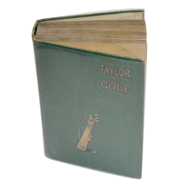 J.H. Taylor 1911 Taylor on Golf Book - Mark Brooks Collection