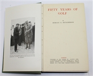 Horace G. Hutchinson 1919 'Fifty Years of Golf' Book - Mark Brooks Collection