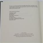 Gary Player Signed 1997 The Memorial Tournament Book JSA COA