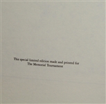 1989 The Memorial Tournament Book Honoring Sir Henry Cotton - Mark Brooks Collection