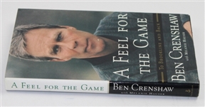 Ben Crenshaw Signed 'A Feel For the Game' Book - Mark Brooks Collection JSA COA