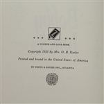 'The Bobby Jones Story' from Writings of O.B. Keeler by Grantland Rice - 1953