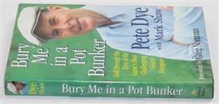 Pete Dye Signed 'Bury Me in a Pot Bunker' Book - Mark Brooks Collection JSA COA