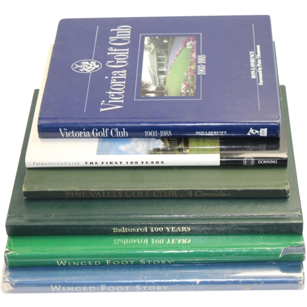 Lot of 5 Golf Course Books - Mark Brooks Collection 