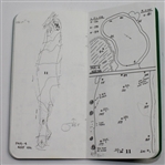 1998 Official Masters Yardage Guide Signed by Woods, Nelson and others JSA COA