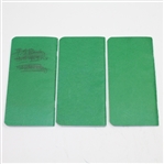 Lot of Three Official Masters Yardage Guides - Mark Brooks Collection