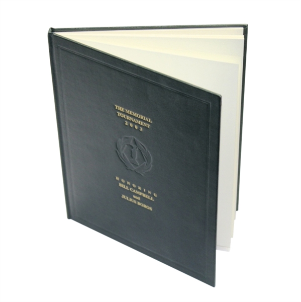 2003 The Memorial Tournament Book Honoring Bill Campbell and Julius Boros