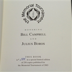 2003 The Memorial Tournament Book Honoring Bill Campbell and Julius Boros