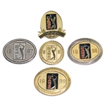 Lot of Five PGA Tour Pins - 1996-2000 - Mark Brooks Collection