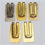 Lot of Five PGA Money Clips 1997-2001 Mark Brooks Collection