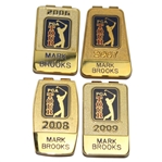 Lot of Four PGA Money Clips 2006-2009 - Mark Brooks Collection