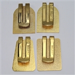 Lot of Four PGA Money Clips 2010 & 2012-2014 - Mark Brooks Collection