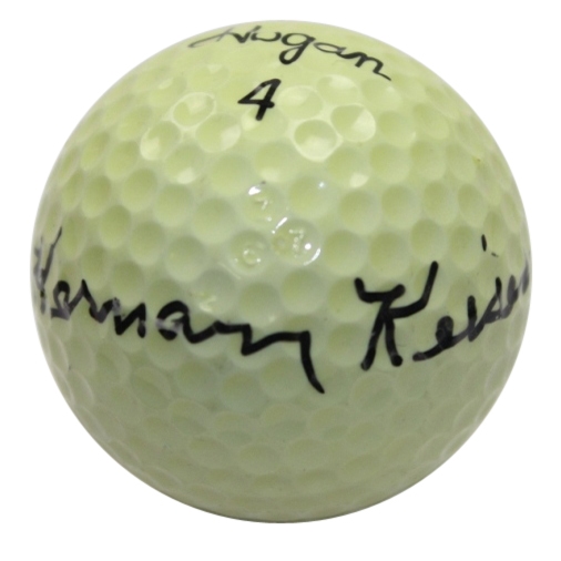 Herman Keiser Signed Ben Hogan Logo Golf Ball-1946 Masters Champ-JSA COA