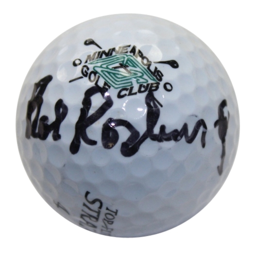 Bob Rosburg Signed Minneapolis GC Logo Golf Ball JSA COA