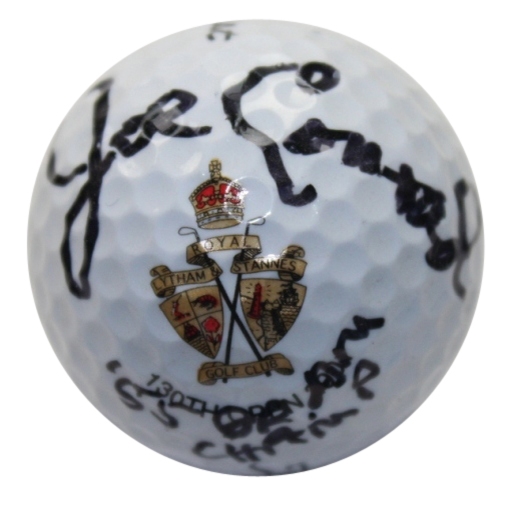 Joe Conrad Signed Royal Lytham & St. Annes Logo Golf Ball JSA COA