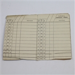 1937 US Open at Oakland Hills Official Press Scorecard - Ralph Guldahl Winner