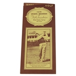 1938 Sports Program of The Greenbrier - Sam Snead on Cover