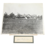 Willie McFarlane Vintage Signed Cut with 1925 US Open Wire Photo JSA COA