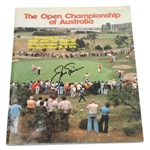 Jack Nicklaus Signed 1976 Open Championship of Australia Program JSA COA