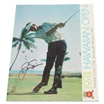 Jack Nicklaus Signed 1974 Hawaii Open Program JSA COA