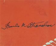 Frank Stranahan Signed 1958 Los Angeles Open Tournament Program JSA #M65568