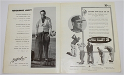 Frank Stranahan Signed 1958 Los Angeles Open Tournament Program JSA #M65568