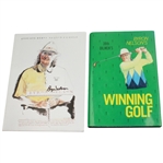 Byron Nelson Signed 2000 Byron Nelson Program and Winning Golf Book JSA COA