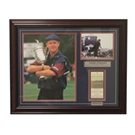 Payne Stewart 1999 US Open Ticket With Photo Display - Framed