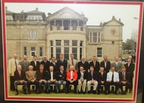 British Open Legends Photo with RBS 5lb Note and Jack  Nicklaus Photo Display - Framed