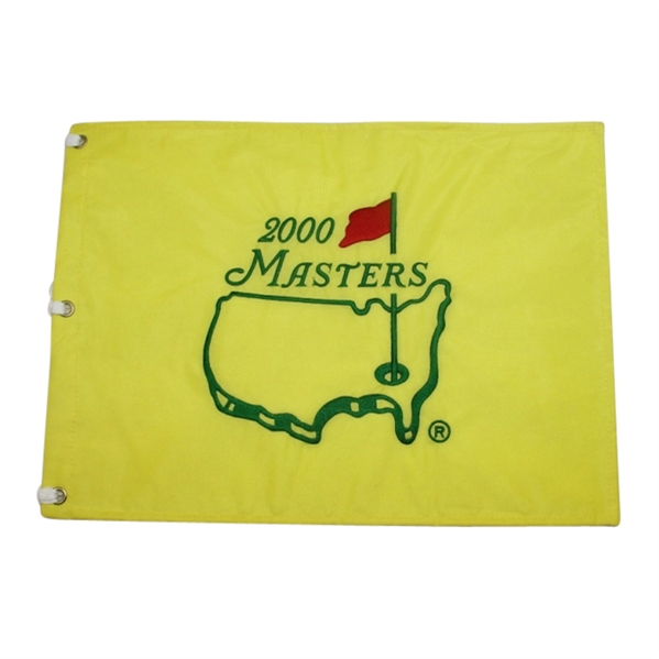 2000 Masters Embroidered Flag - Vijay Singh Winner
