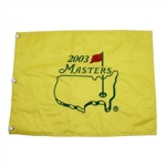 2003 Masters Flag - Mike Weir Champion - Canadas Golfing Hero