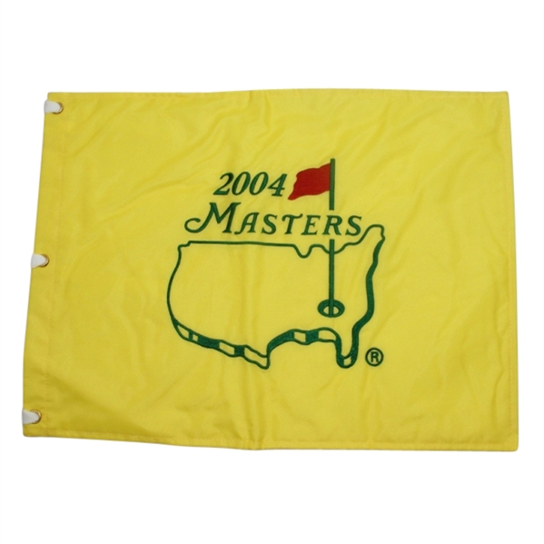 2004 Masters Embroidered Flag - Phil Mickelson Winner