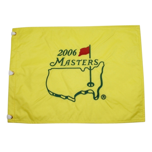 2006 Masters Embroidered Flag - Phil Mickelson Winner